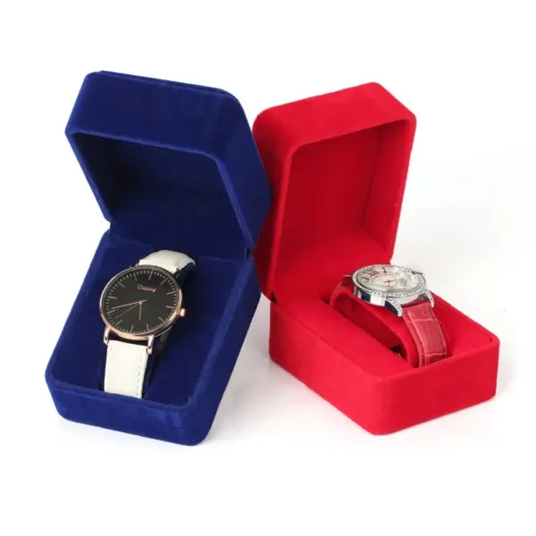 Velvet Round Corner Smartwatch Storage Box - Image 2