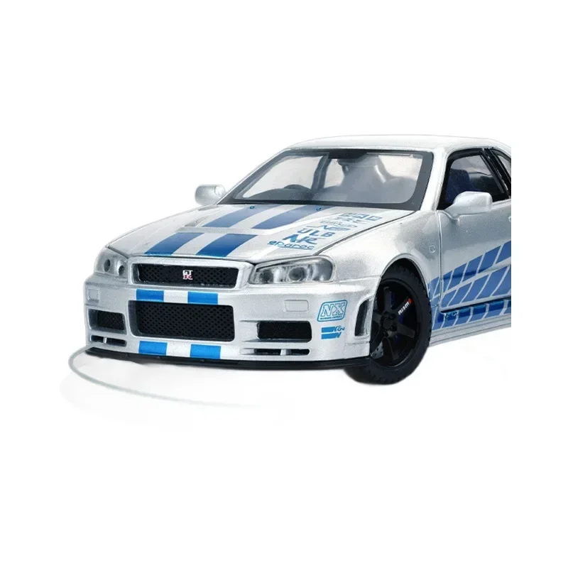 1:32 Nissan GTR-R34 Diecast Model Car 6 1:32 Nissan GTR-R34 Diecast Model Car - Image 6