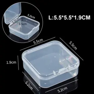 Mini Transparent Jewelry Storage Box Set 16 S314629c2c7a9473db23e26f2c0276b3cV 1