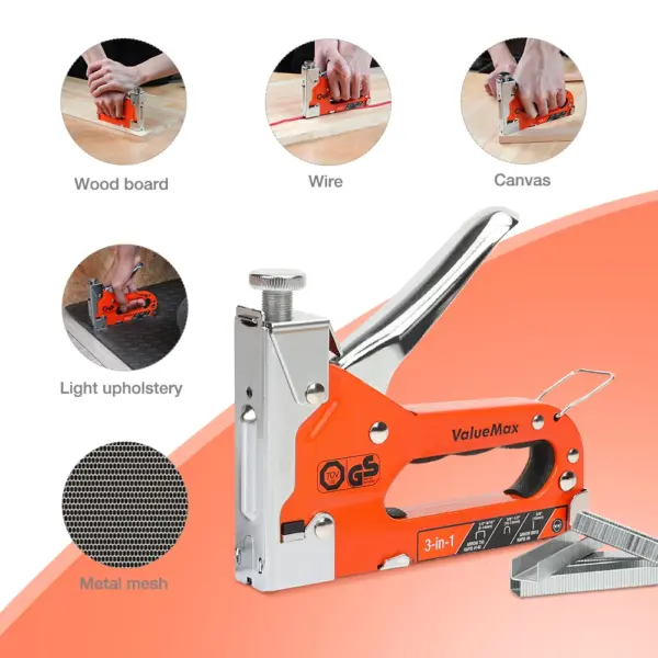 ValueMax 3-in-1 Nail Gun for DIY Projects - Image 2