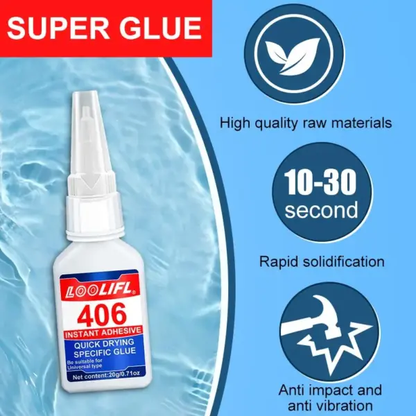 LOOLIFL 406 Quick-Bond Liquid Glue 20g - Image 6