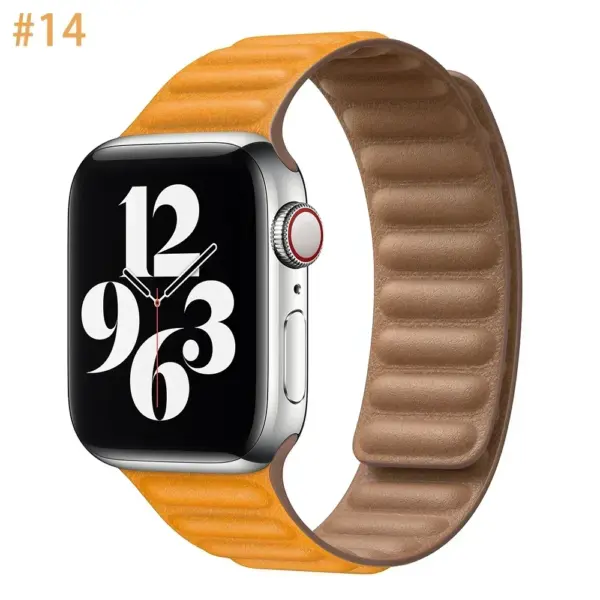 Leather Strap for Apple Watch Series 8/7/6/5/4/3/2/1 - Image 34