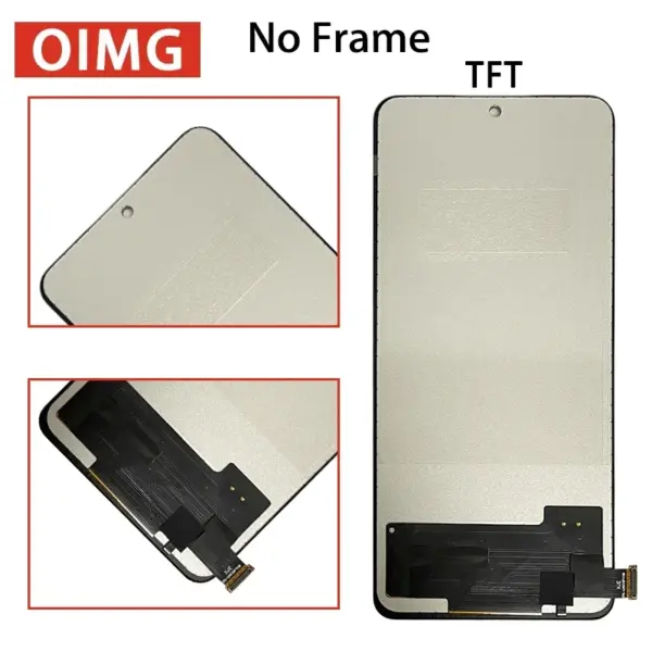 6.67-inch Xiaomi Redmi Note 12 Pro LCD Display Screen - Image 6