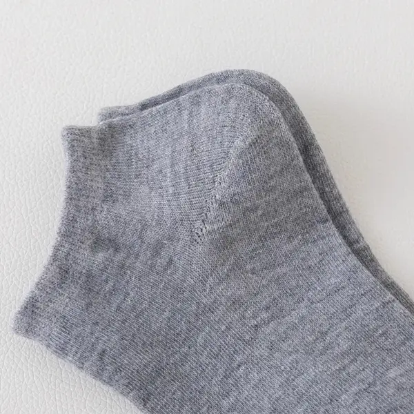 Unisex Low Cut No Show Ankle Socks — 5 Pairs - Image 6