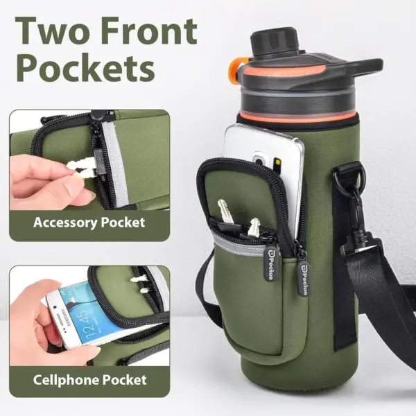 Grayl GeoPress Water Bottle Sleeve with Phone Pocket - Image 2