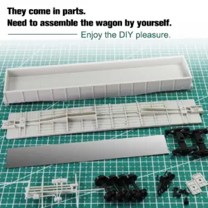 Evemodel HO Scale 1:87 Gondola Car Kit 7 S3268a48883984e3d8418334d1929c47dg