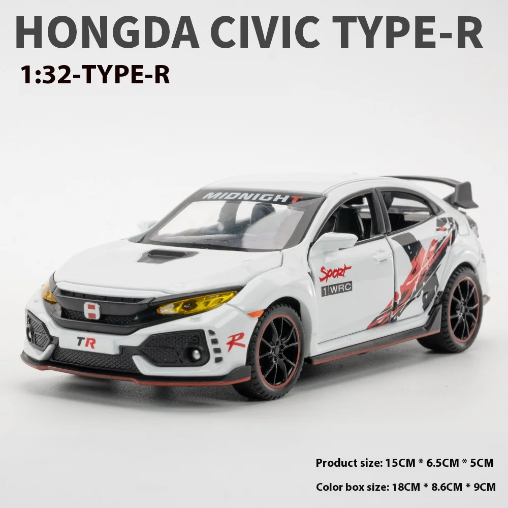 1/32 Honda Civic Type-R Diecast Model Car 9 1/32 Honda Civic Type-R Diecast Model Car - Image 9