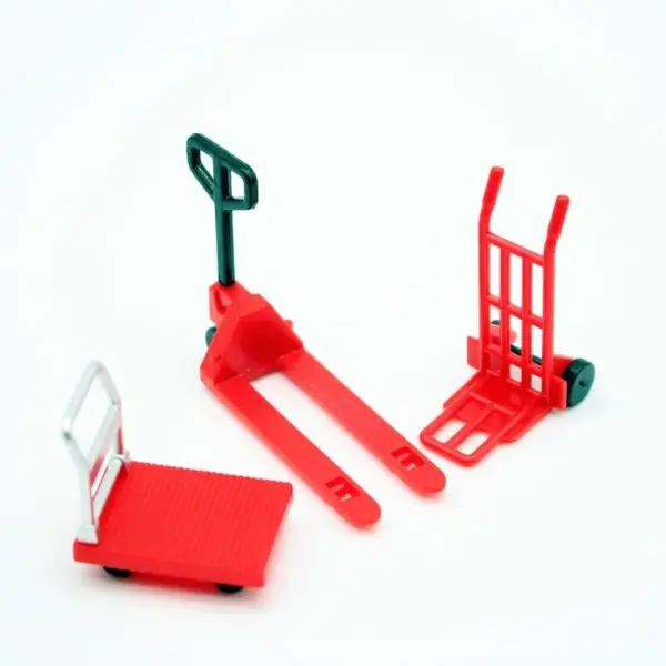 Miniature Dollhouse Cargo Trolleys Set - Image 8