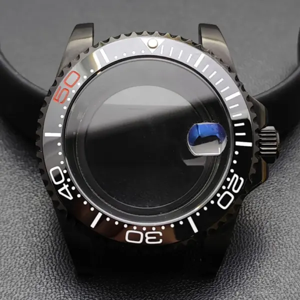GMT 40.5MM Bidirectional Sapphire Watch Case for NH34 NH35 - Image 37