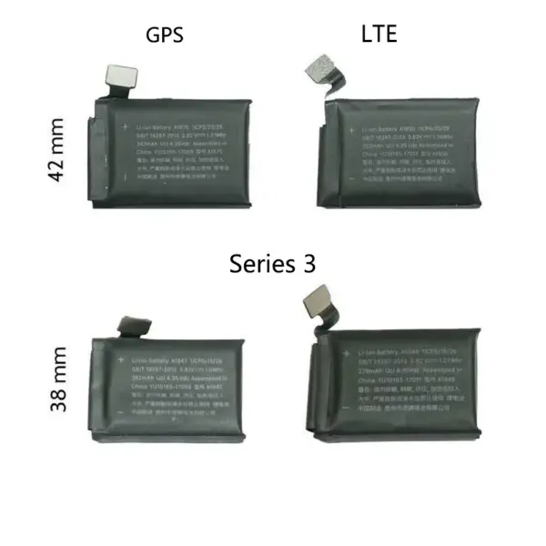 Original Battery for Apple Watch Series 1–8 and Ultra - Image 2