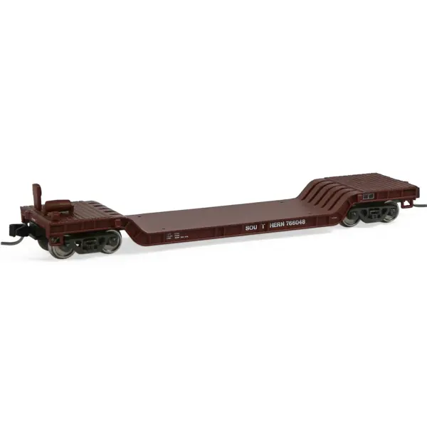 Evemodel N Scale Depressed Center Flat Car Model with 20ft Container - Image 20