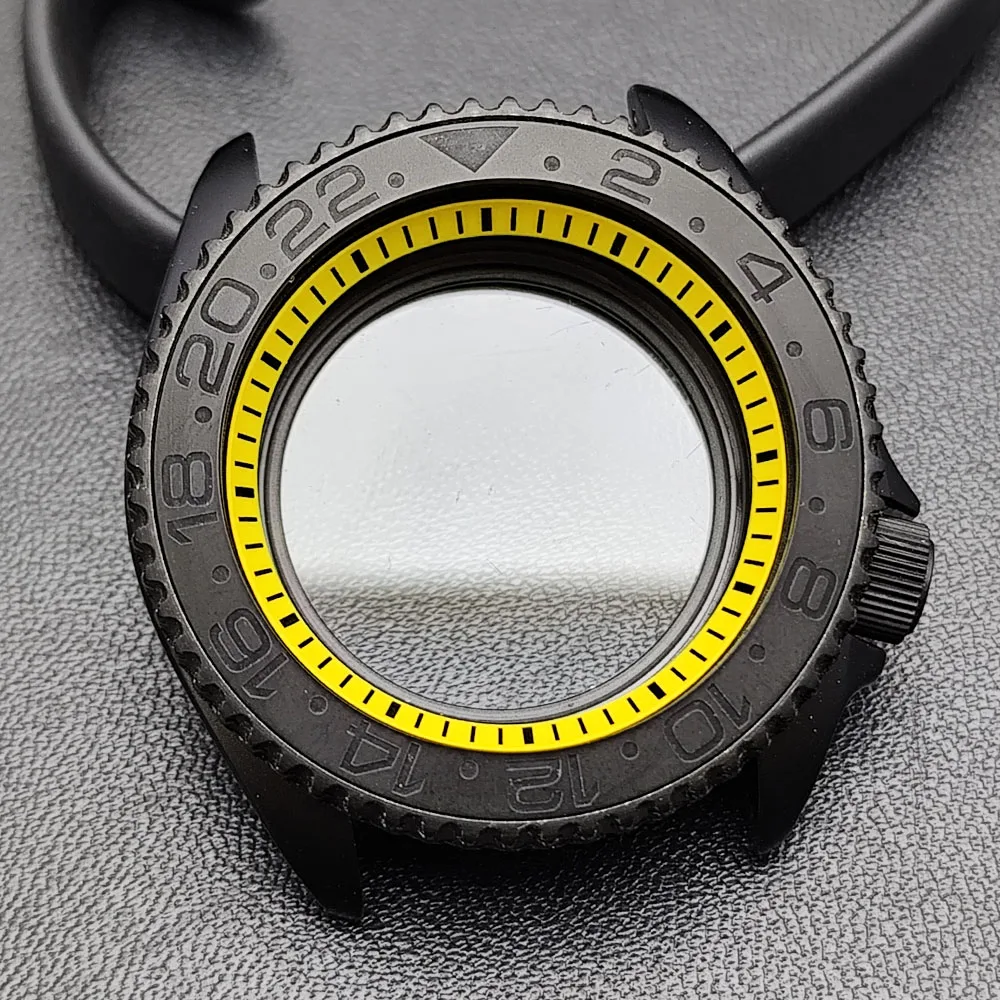 42mm Black Matte Watch Case for NH35 Movement 98 42mm Black Matte Watch Case for NH35 Movement - Image 98
