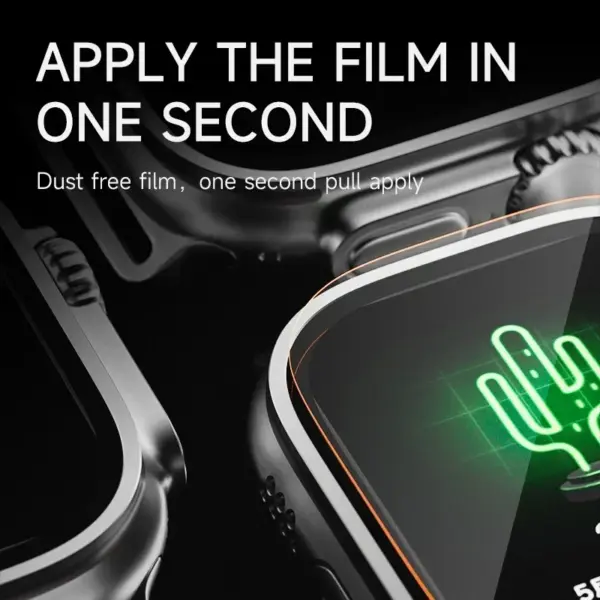 5-Pack 9H Tempered Glass Screen Protector for Apple Watch Ultra 2 49mm - Image 4