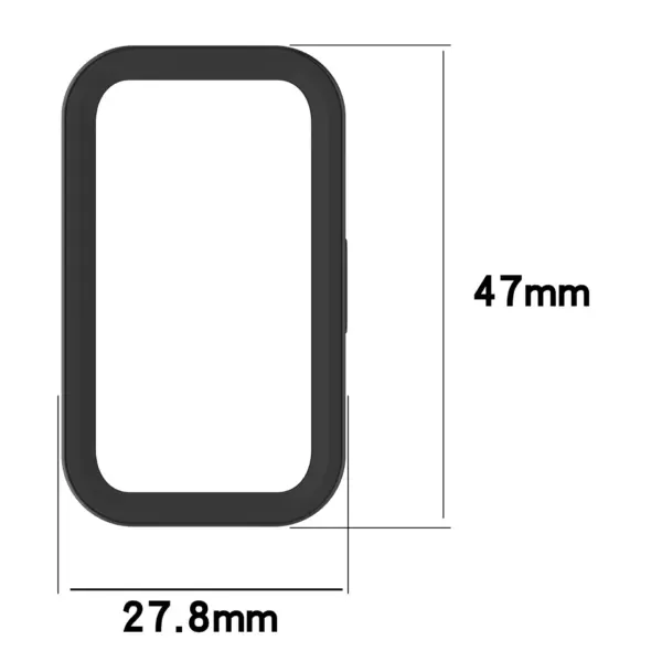 PC Hollow Frame Case for Huawei Band 8-10 Only - Image 4