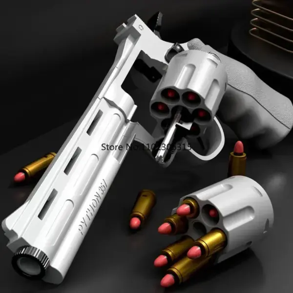 Csnoobs ZP5 357 Revolver Toy Gun with Soft Darts - Image 3