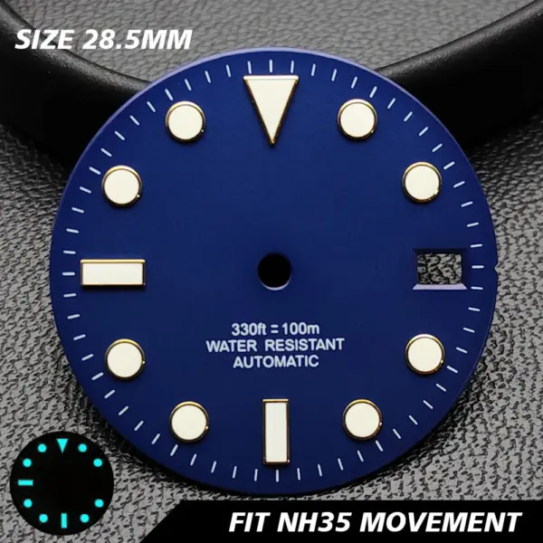 28.5mm GMT Calendar Watch Dial for NH34 NH35 Models - Image 56