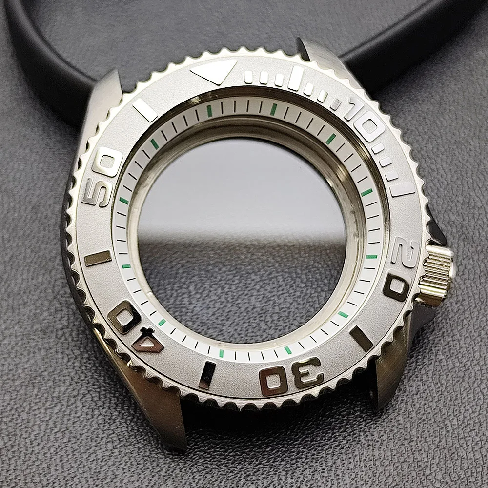 42mm Black Matte Watch Case for NH35 Movement 126 42mm Black Matte Watch Case for NH35 Movement - Image 126