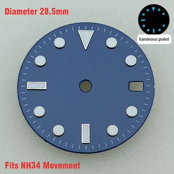 28.5mm Luminous Watch Dial for NH35/NH36/8215/2836 - Image 48