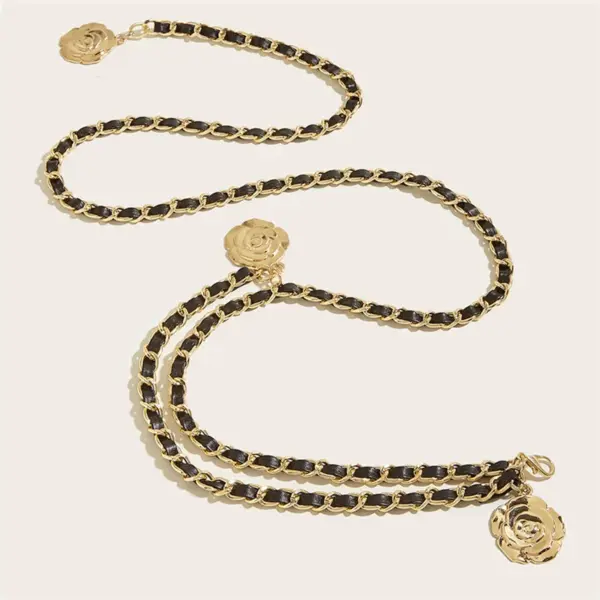 Luxury Metal Chain Belt for Women - Image 2