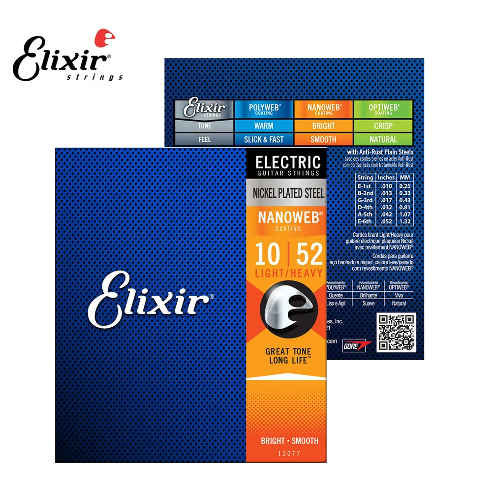 12-Pack Elixir NANOWEB Guitar Strings for Acoustic/Electric 22 12-Pack Elixir NANOWEB Guitar Strings for Acoustic/Electric - Image 22