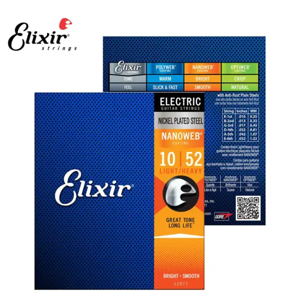 12-Pack Elixir Nanoweb Guitar Strings 80/20 Bronze - Image 22