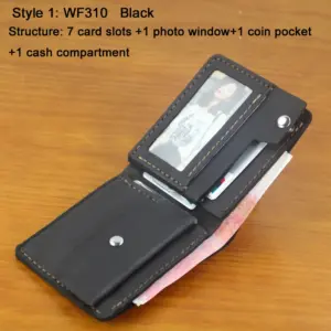 Luxury Handmade Cow Leather Wallet WF310 26 S3426a5b28da24b0da5d21165f2260dedQ