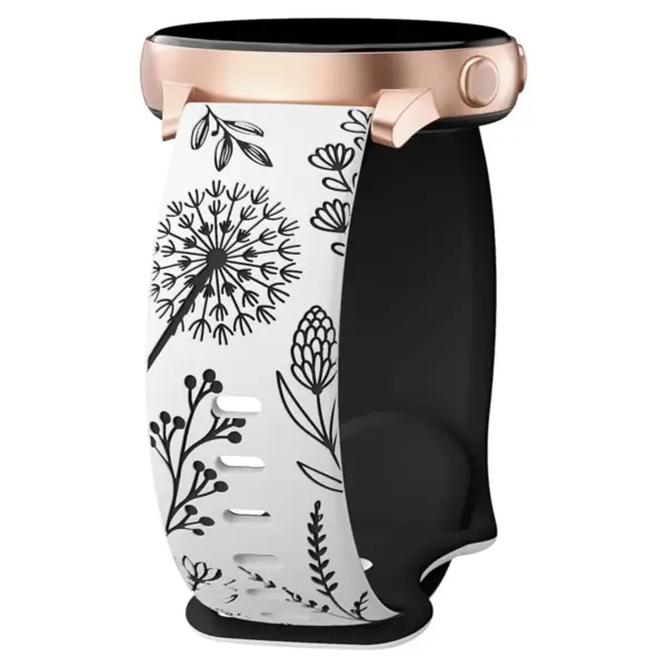 20mm Silicone Dandelion Strap for Samsung Galaxy Watch - Image 9