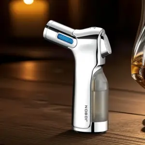 JOBON Four Flame Windproof Gas Lighter for Cigars and Cooking 20 S34798ec953324ad9a5d3a7fe1ba4f3a8H