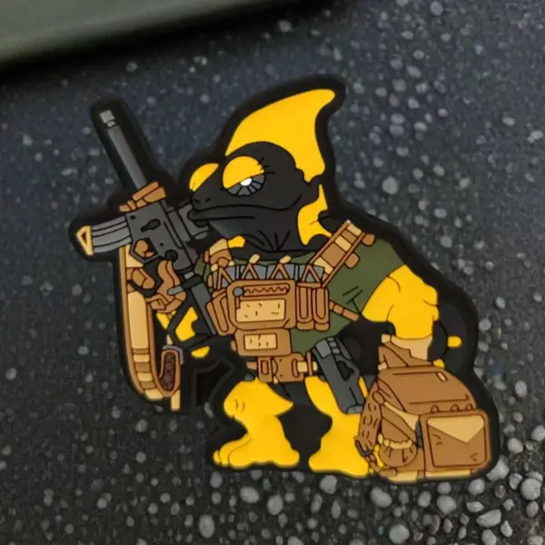Chameleon 3D PVC Tactical Patch for Clothing - Image 4