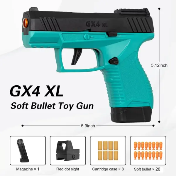 Mini Gx4 Toy Gun with Soft Bullets - Image 7