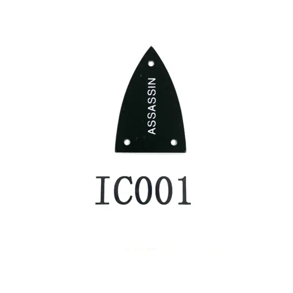 Genuine BcRich Trussrod Cover Black for Guitar - Image 2