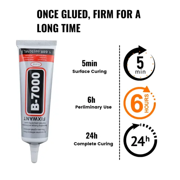 B-7000 Transparent Repair Glue for Phones 15ML - Image 4