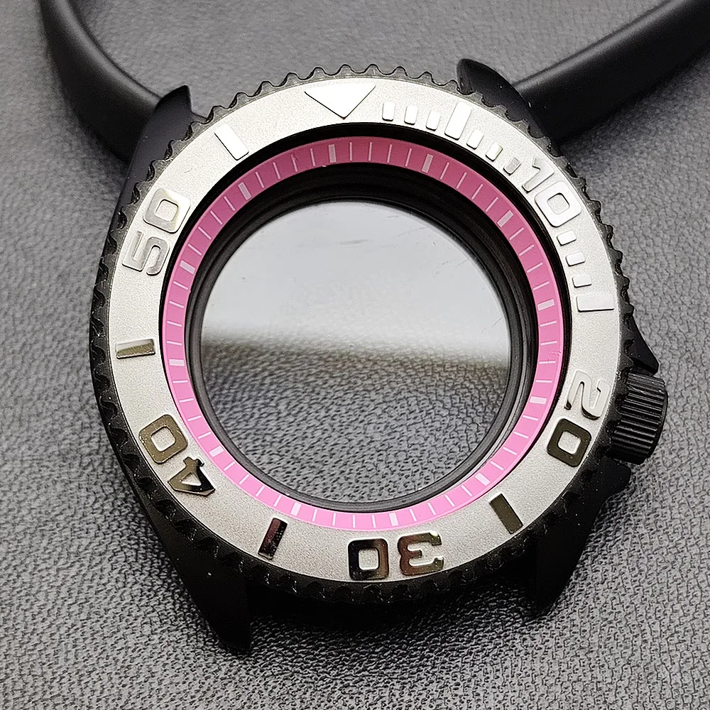 42mm Black Matte Watch Case for NH35 Movement 140 42mm Black Matte Watch Case for NH35 Movement - Image 140