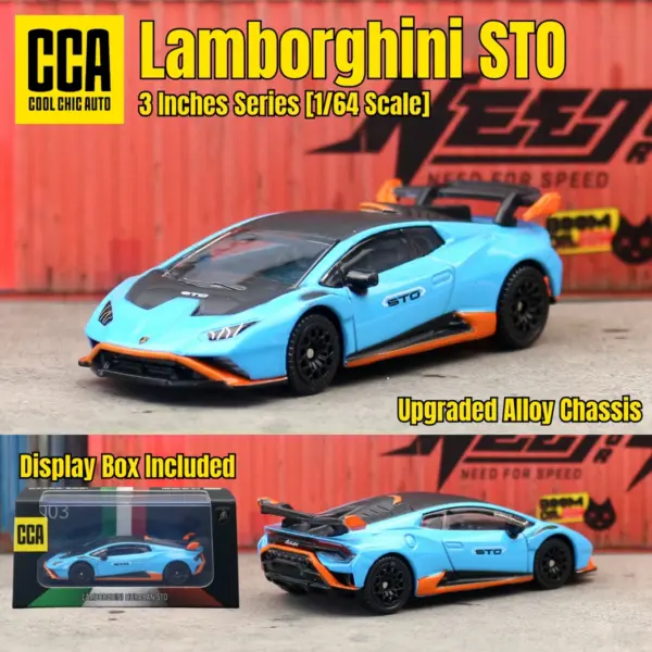 Diecast 1/64 Car Collection with Display Box - Image 14