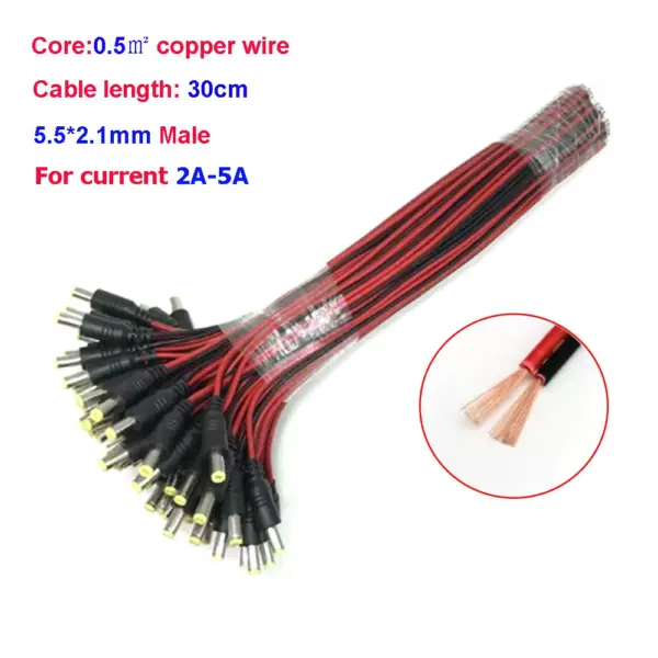 5521 5525 DC Power Cable for CCTV Cameras - Image 14
