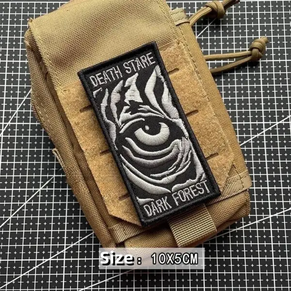 Dark Forest Tiger Moral Badge Tactical Hook&Loop Patches - Image 5