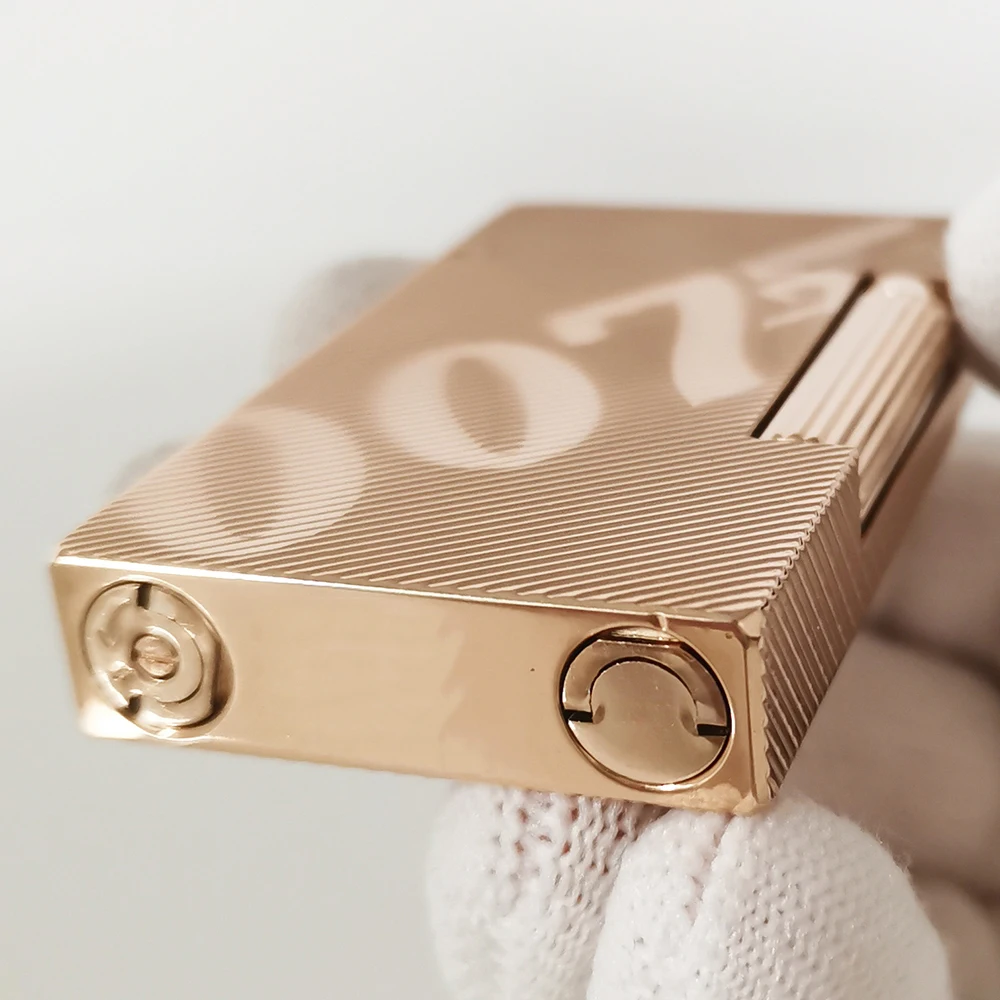 Luxury Brass 007 Engraved Gas Lighter Model #053 4 Luxury Brass 007 Engraved Gas Lighter Model #053 - Image 4