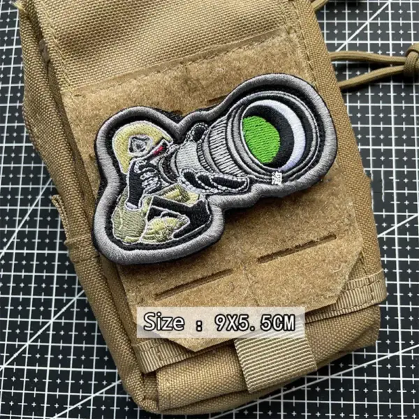 Tactical Photography Morale Badge Patches DIY Backpack - Image 3