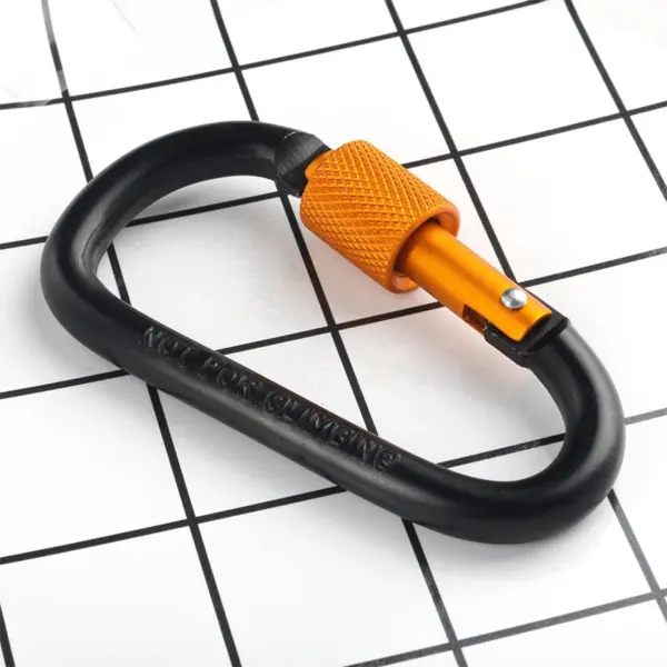 D Shape Carabiner with Locking Clasp - Image 11