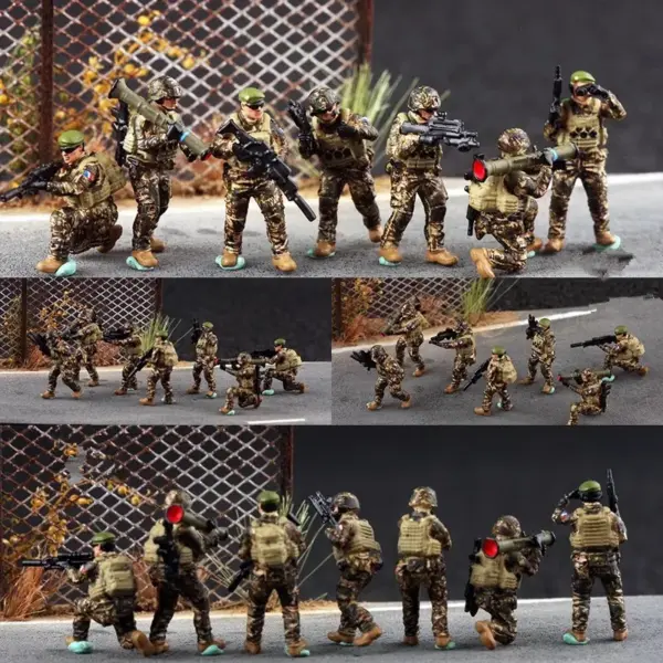 French Army Soldier Action Figures Set 1/72 Scale - Image 2