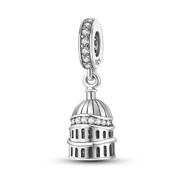 Travel Rome Paris Plane Charm for Jewelry - Image 30