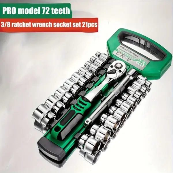 72Drive Ratchet Socket Set for Auto Repair - Image 7