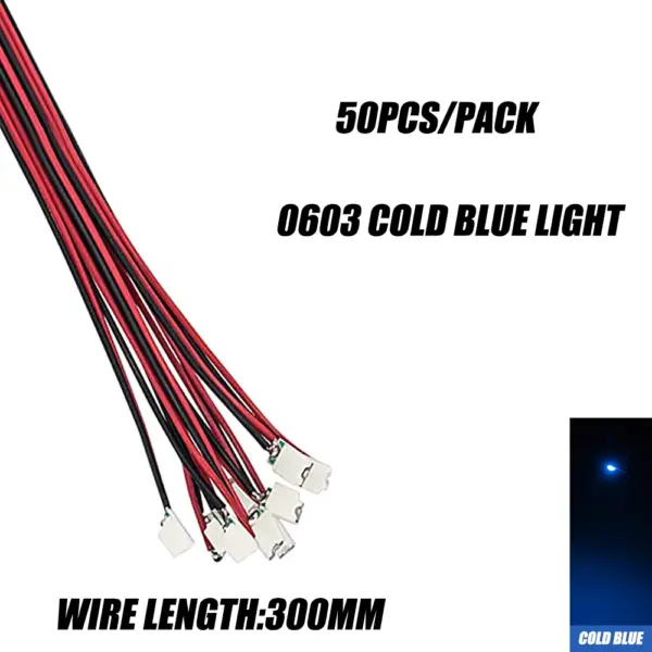 Micro LED SMD 0402 0603 with Wired Wires 50pcs - Image 12