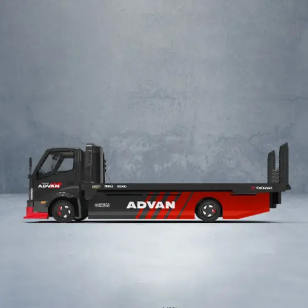 1:64 Alloy Flatbed Transport Trailer Model - Image 2