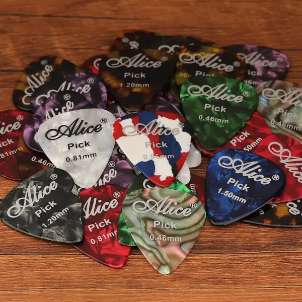 Alice Pearl Celluloid Guitar Picks Set 30/40/50pcs - Image 4