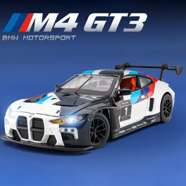 BMW M4 GT3 1:24 Alloy Diecast Car - Image 5