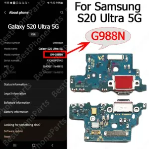 Samsung Galaxy S20 Ultra S20 Plus S20+ Charging Port Repair Socket 25 S36bf3f006d1c465996c4785272b445dch 6