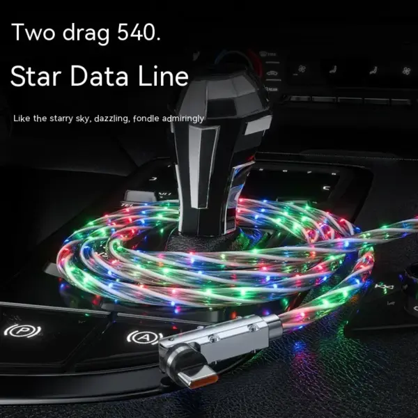 2 in 1 USB-C Charging & Data Cable with LED Light - Image 6