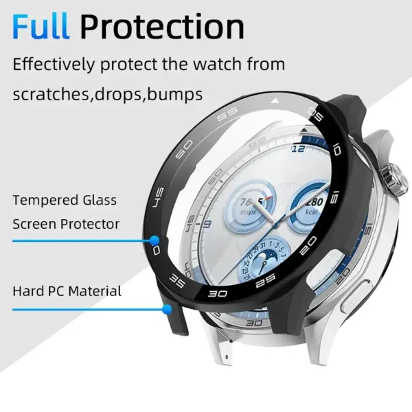Huawei Watch GT 5 46mm Tempered Glass Case - Image 3