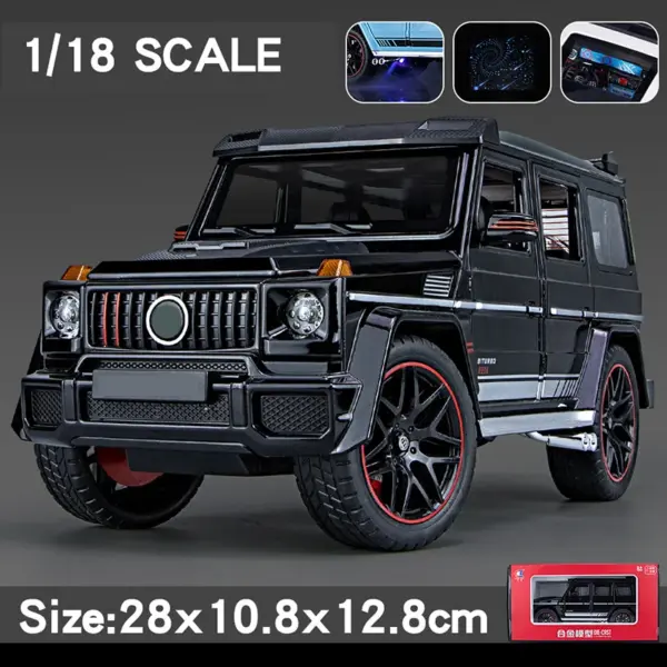 1:18 Maisto Mercedes-Benz G800 Off-Road SUV Model - Image 12